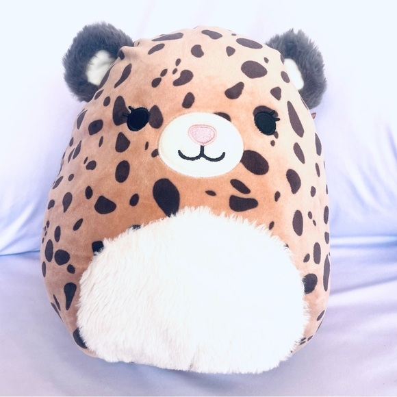 12" Squishmallows Kei the Cheetah Soft Plush Toy KellyToy Soft Belly Stuffed - Picture 6 of 8